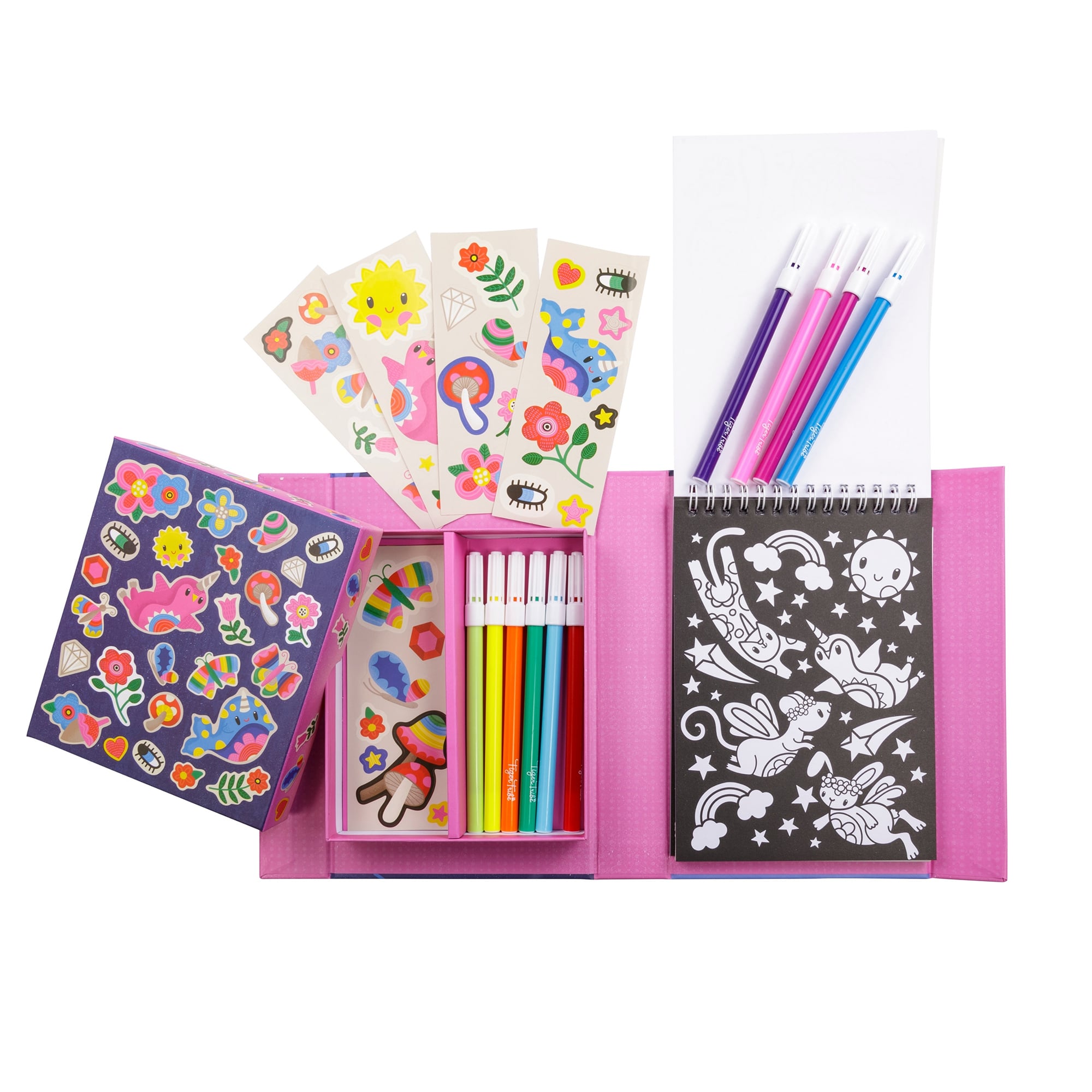 Tiger Tribe Magical Creatures Coloring Set - Unleash Your Child's Imagination!