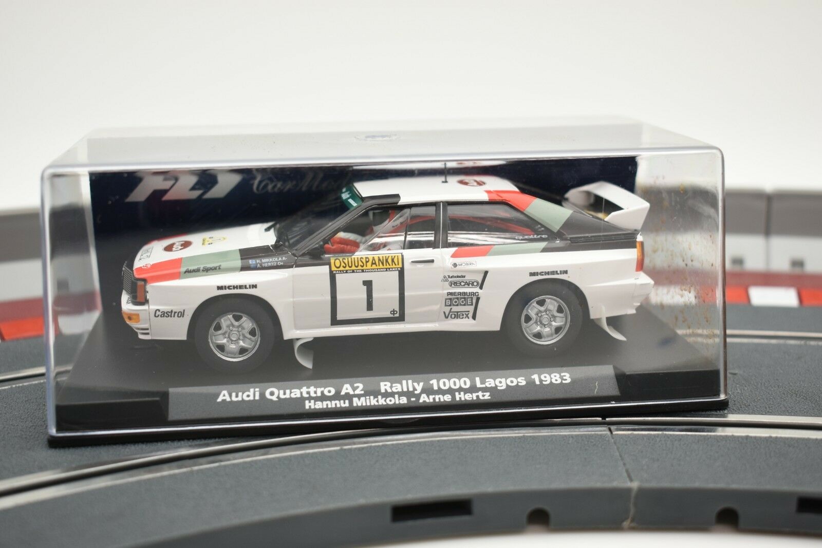 1983 Audi Quattro A2 Rally 1000 Lagos - Fly Car 88226: A Thrilling Slot Car!
