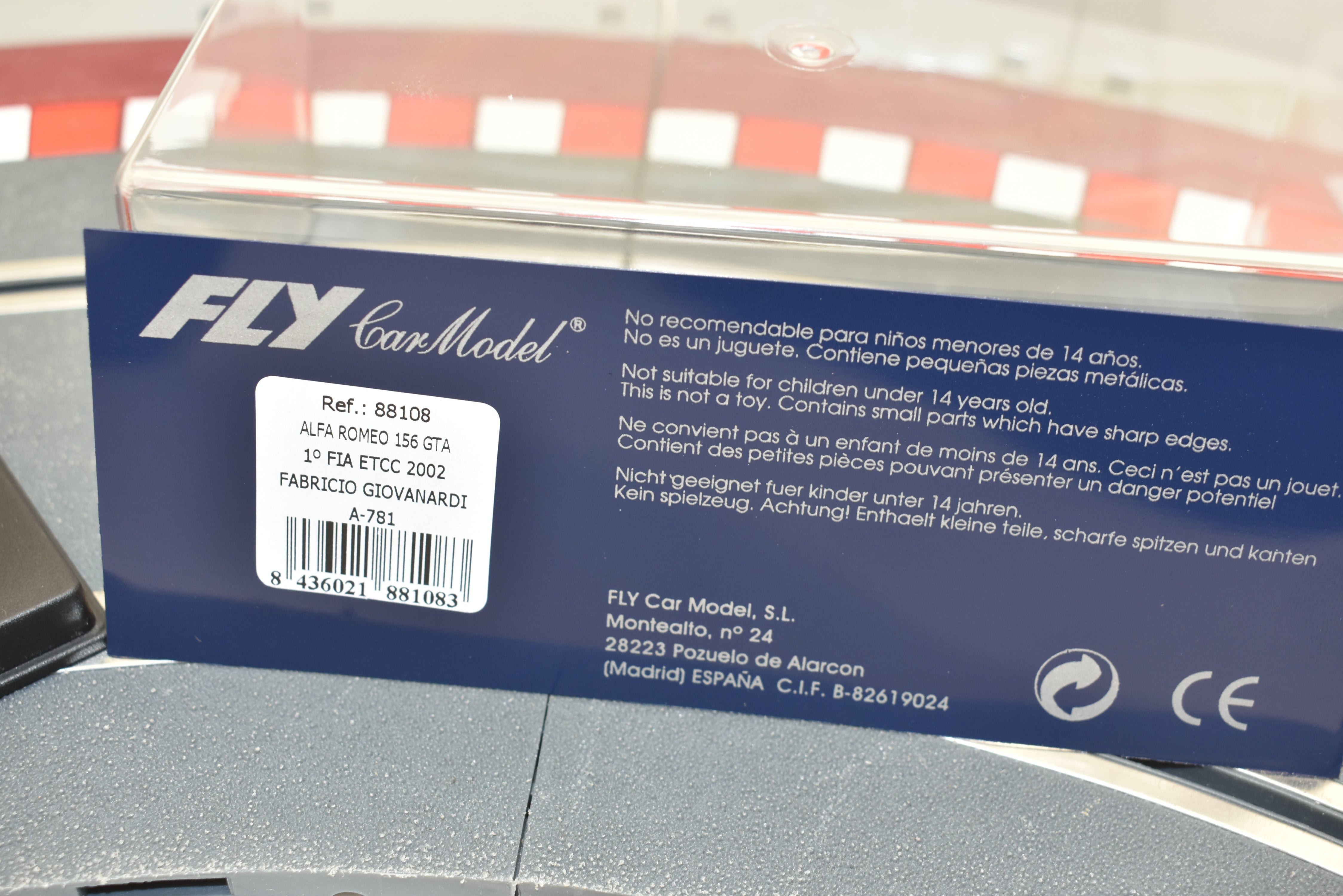 Alfa Romeo 156 GTA 1st FIA ETCC 2002 - Fly Car 88108: A Must - Have Racing Gem!