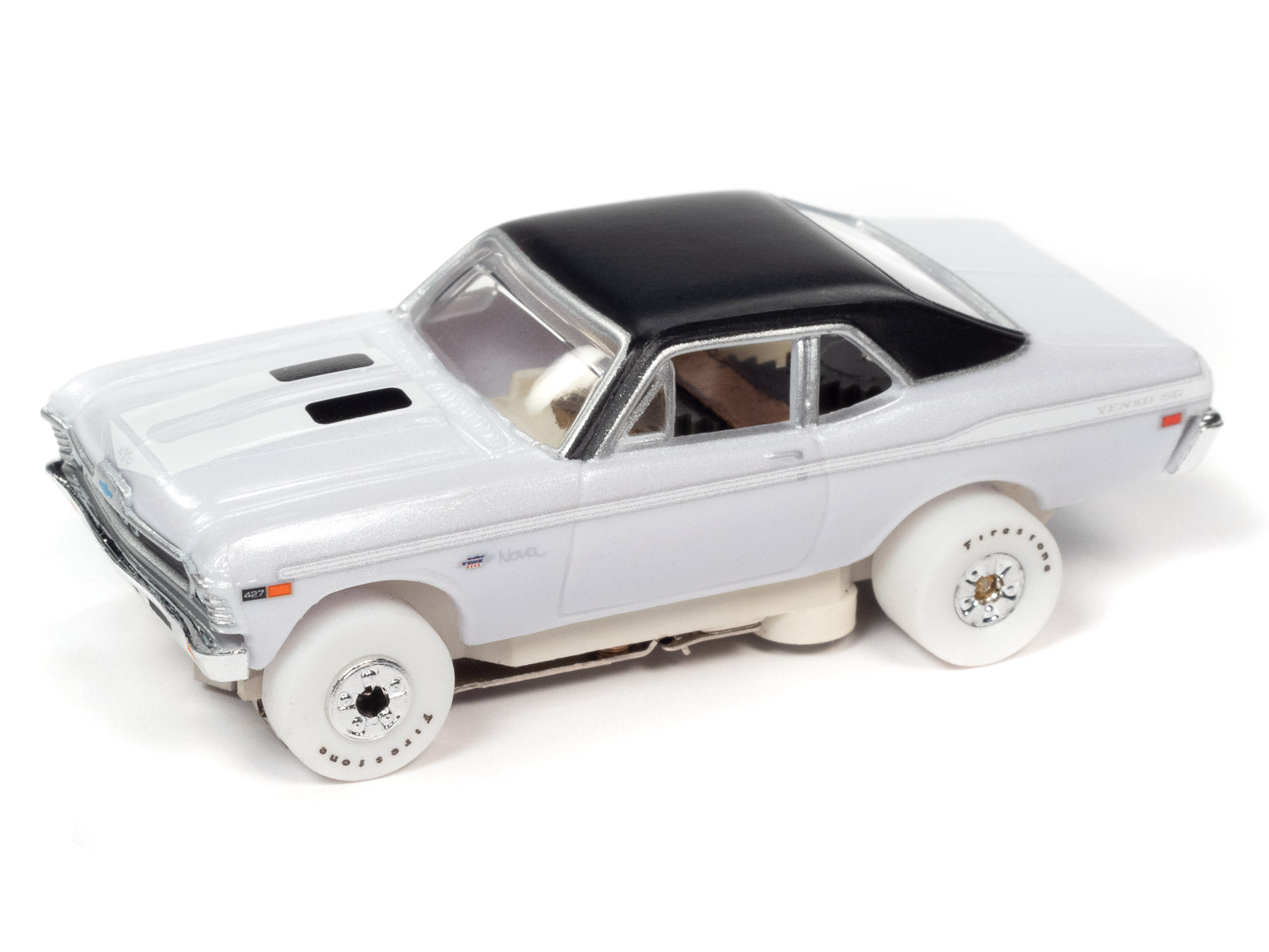 Auto World's Thunderjet Release 1 Slot Car Set - OK Used Cars SC377: A Racing Sensation!