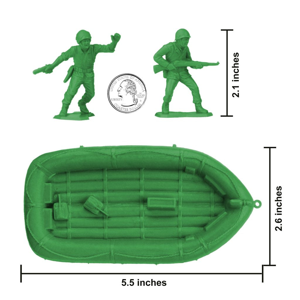 WW2 US Army Men - Classic Green Figures | 48549 | BMC