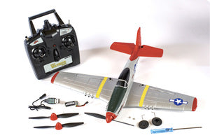 HRP Hobbies P-51D Mustang Micro RTF (RGRA1300) - An Exciting RC Airplane for All!
