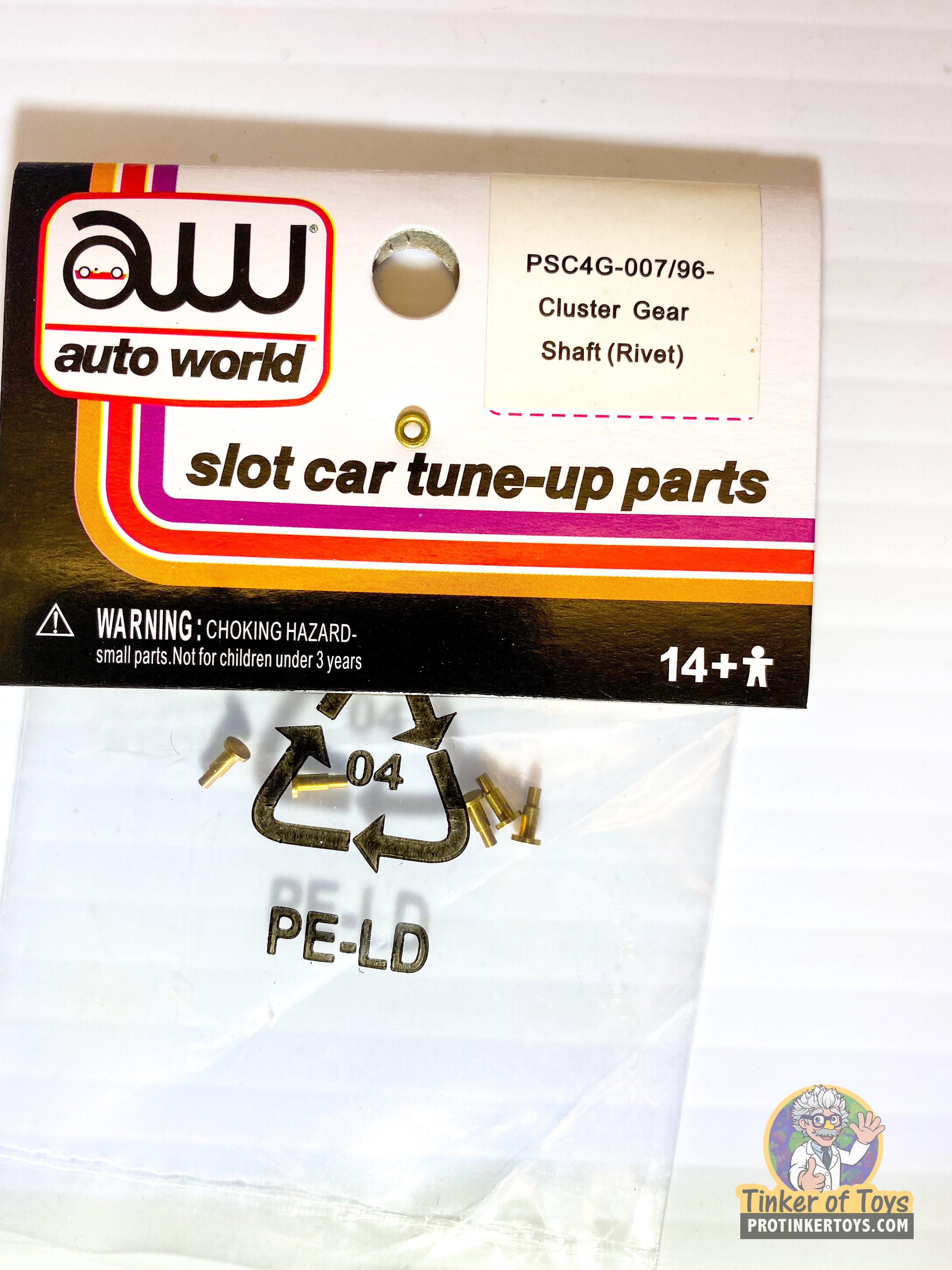 Auto World 4Gear Slot Car Chassis Parts Kit (PSC4G) - Rebuild & Tinker!