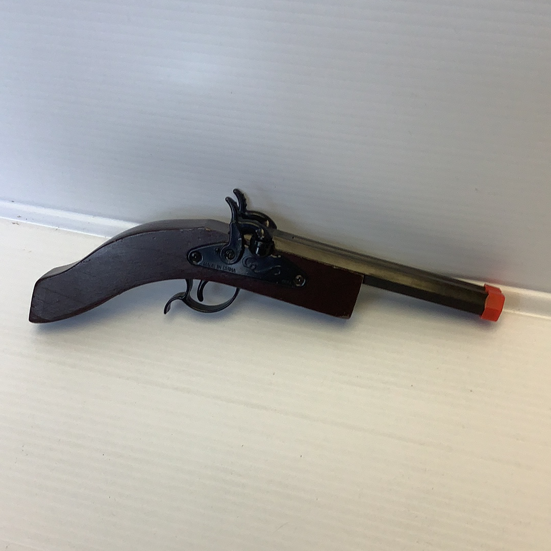 Exciting Double Barrel Flintlock Pistol Gun 2000B by Parris Toys