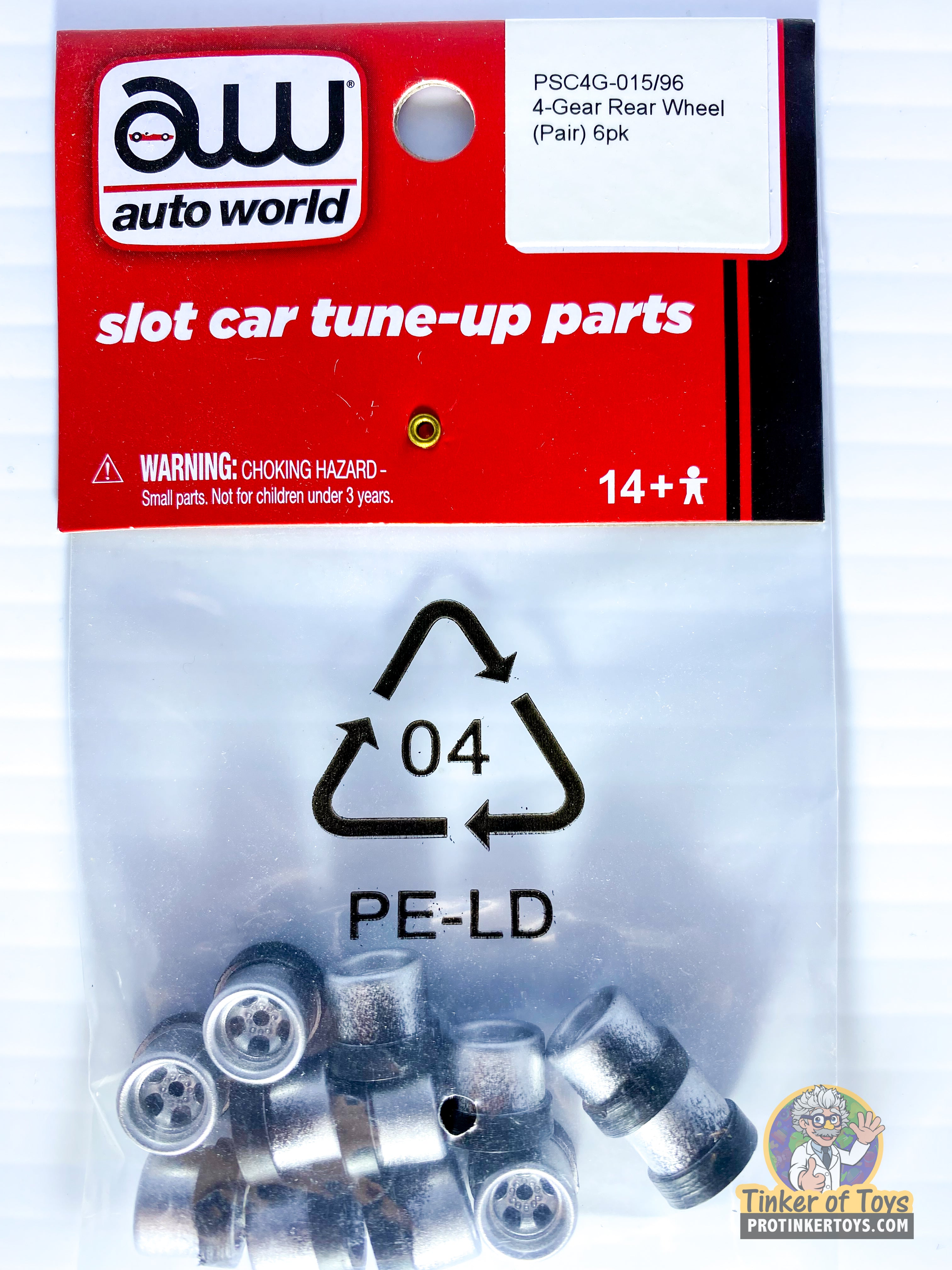 Auto World 4Gear Slot Car Chassis Parts Kit (PSC4G) - Rebuild & Tinker!