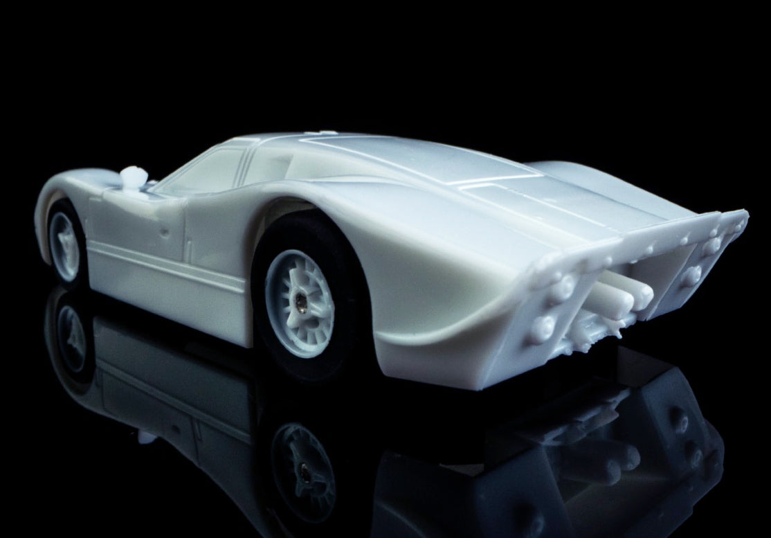 AFX/Racemasters Ford GT40 MKIV Paintable HO Slot Car - 22070