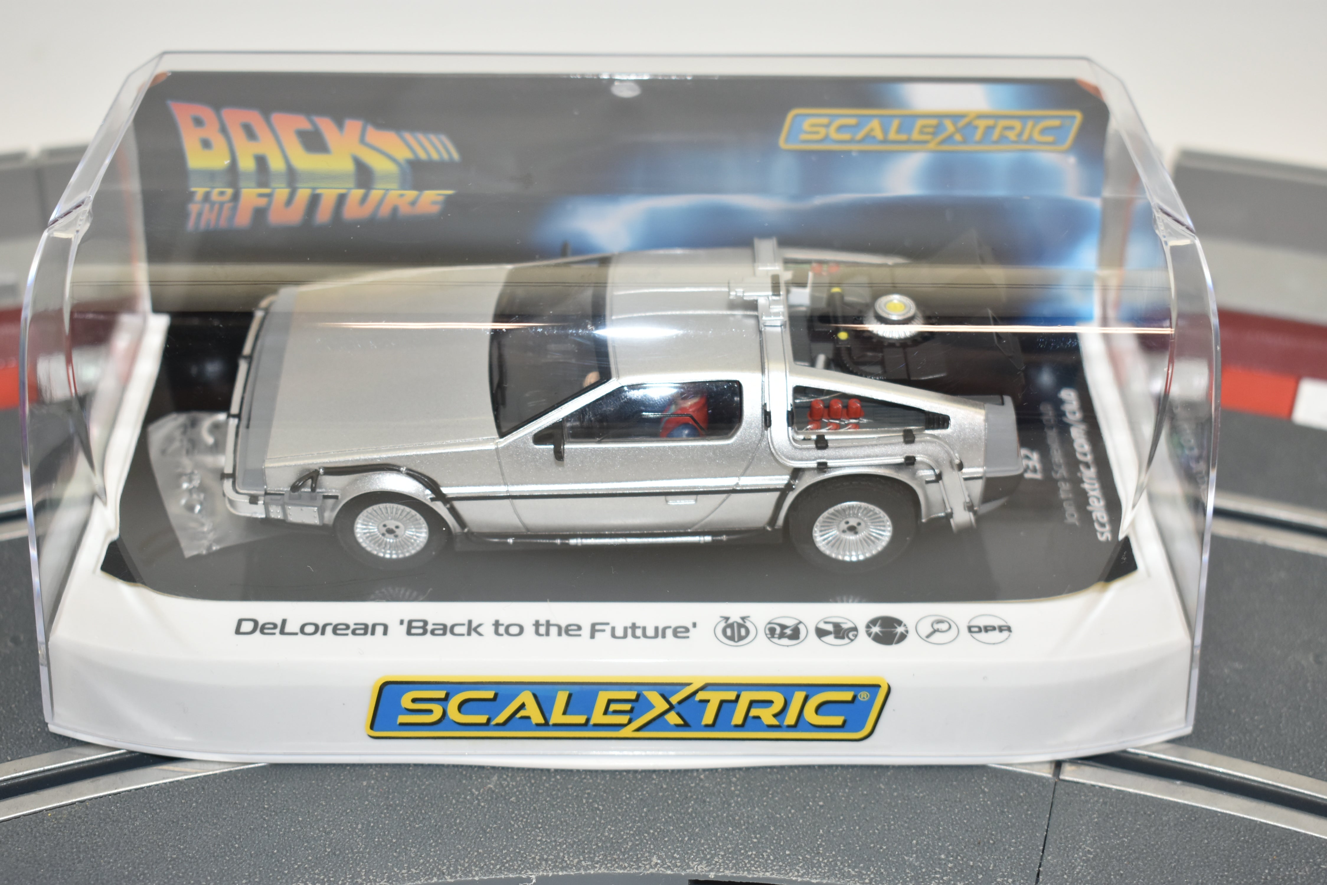 Back to the Future DeLorean Scalextric Slot Car - C4117
