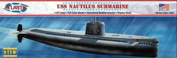 Exciting USS Nautilus Submarine STEM Plastic Model Kit - ALM750 by Atlantis Model Co.
