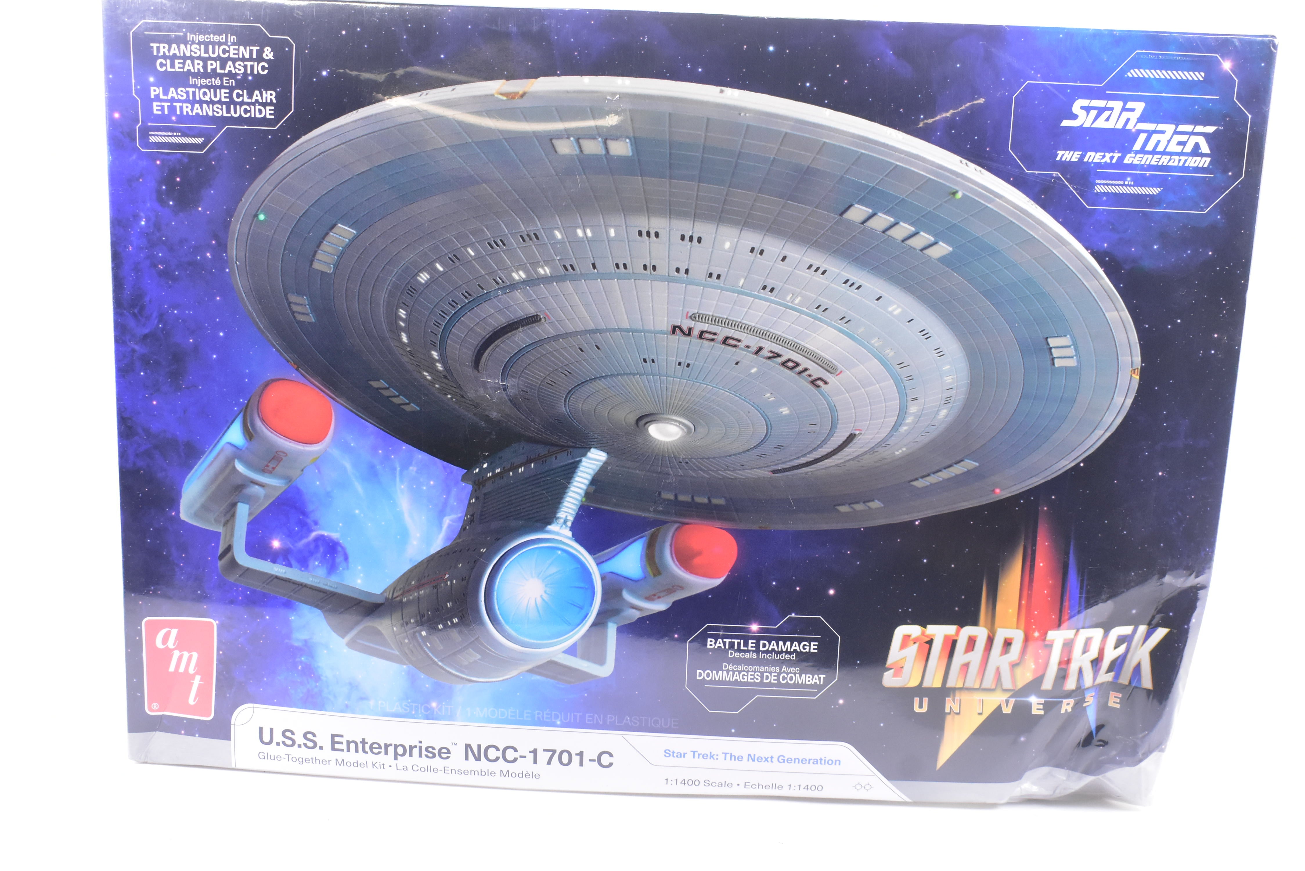 Second Chance Star Trek U.S.S Enterprise NCC-1701C 1/1400 Scale - Exclusive AMT1332 Model Kit