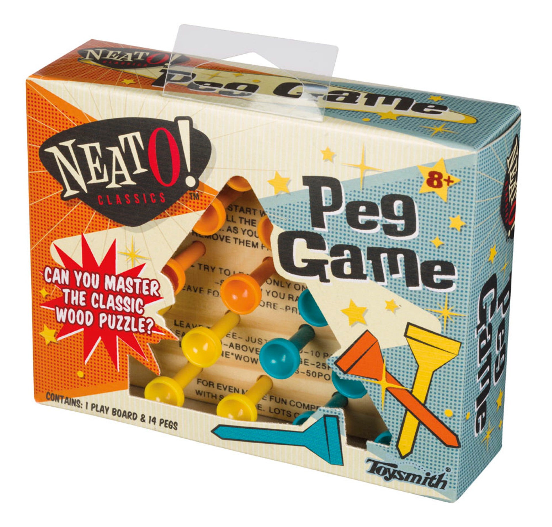 1954 U.S. Toy Co Peg Game - A Classic Brain Teaser!
