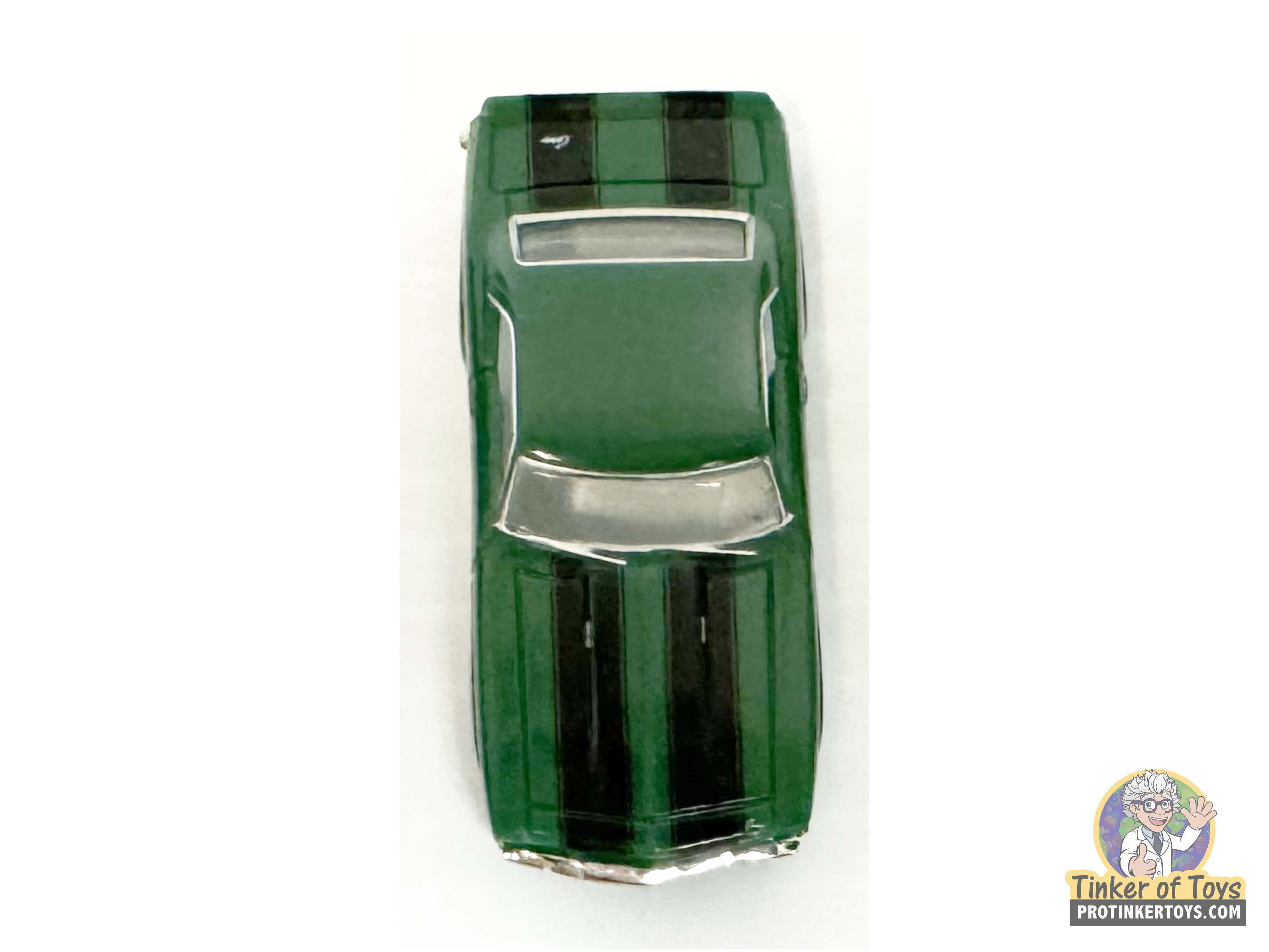 1969 Camaro Z/28 Dark Green with Black Stripes - Model Motoring's Iconic Slot Car
