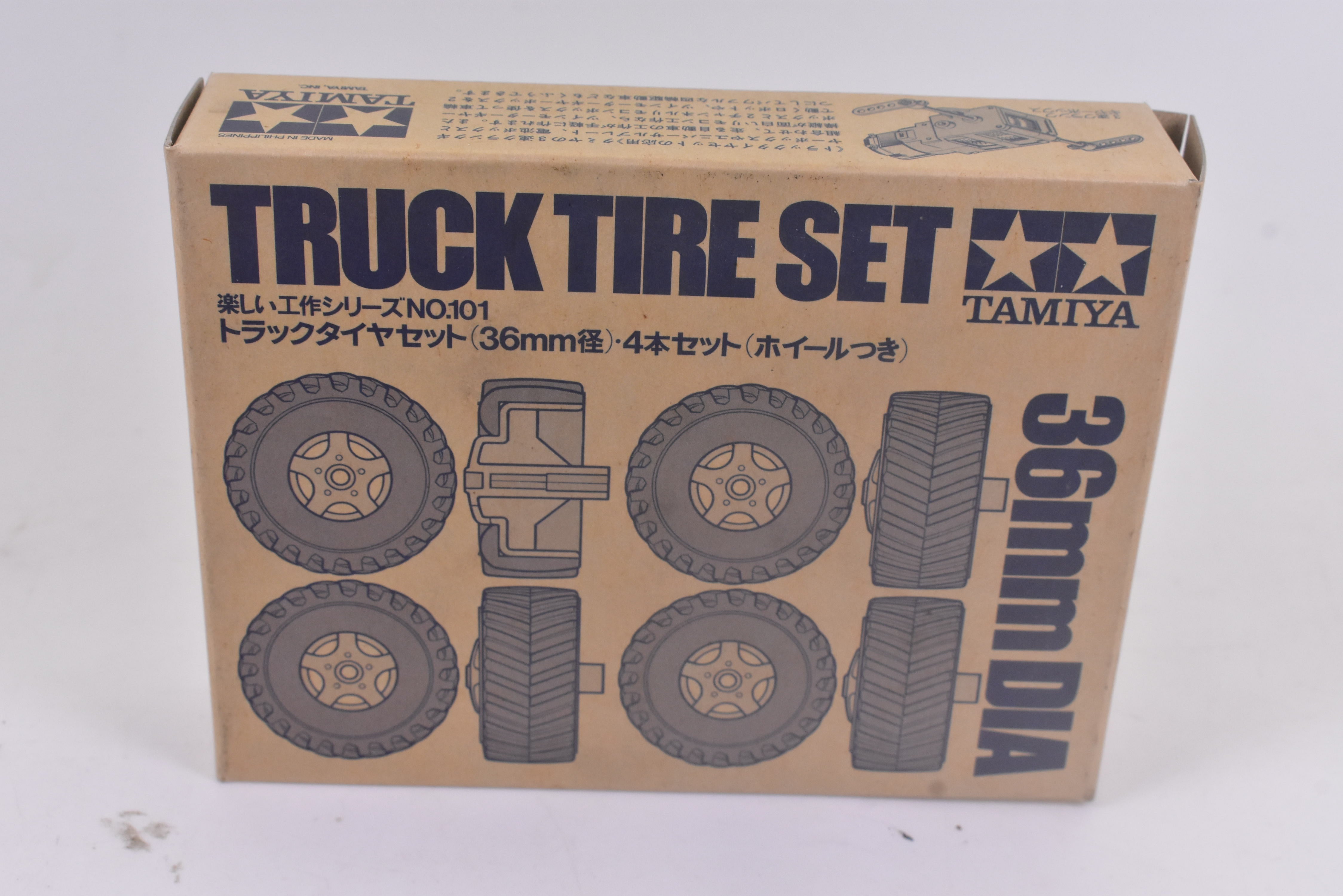 Second Chance TAMIYA 6mm DIA Truck Tire Set - 70101 Plastic Model