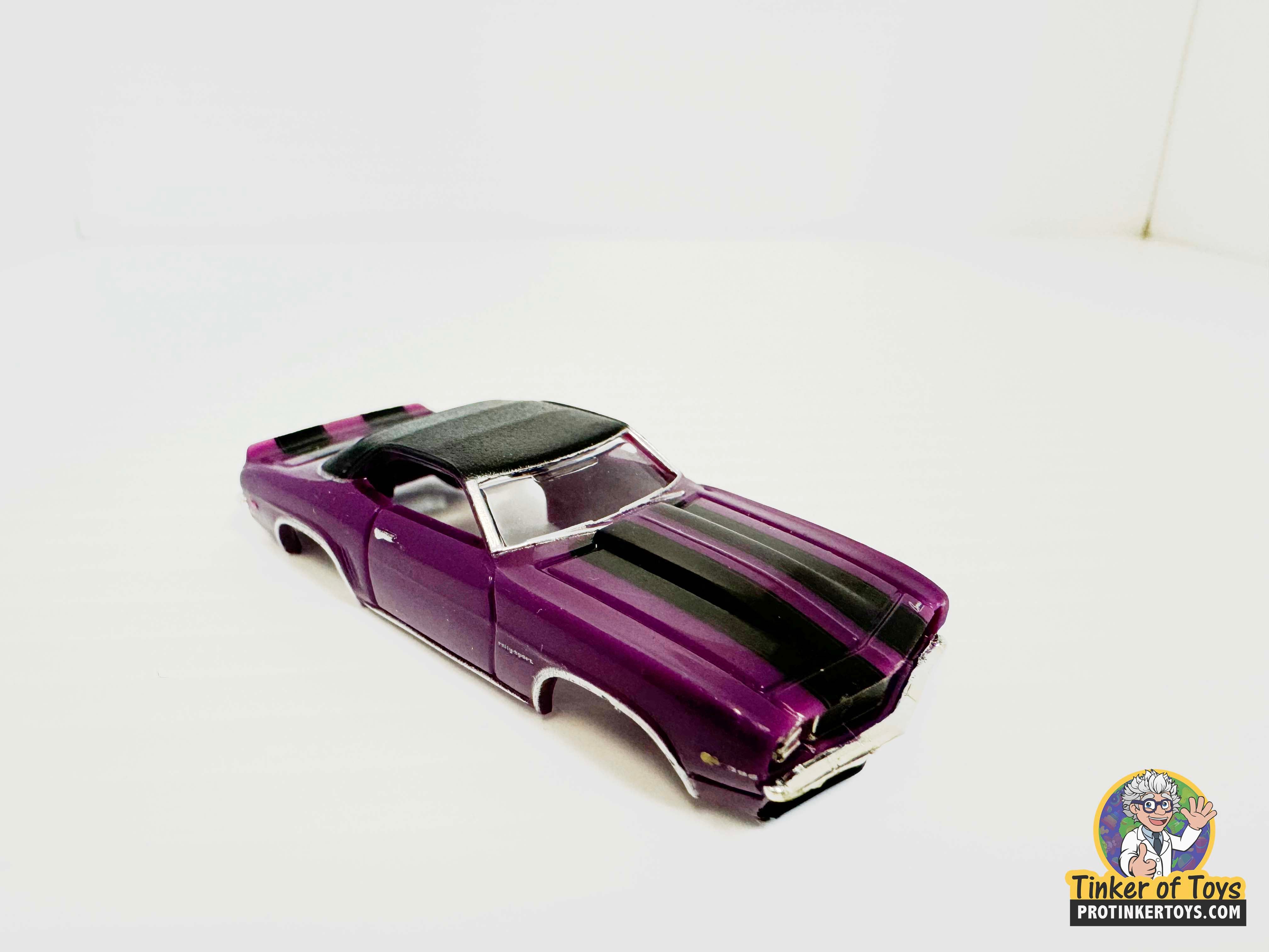 1969 Camaro RS Convertible with Stunning Purple and Black Stripes - Model Motoring MM07072