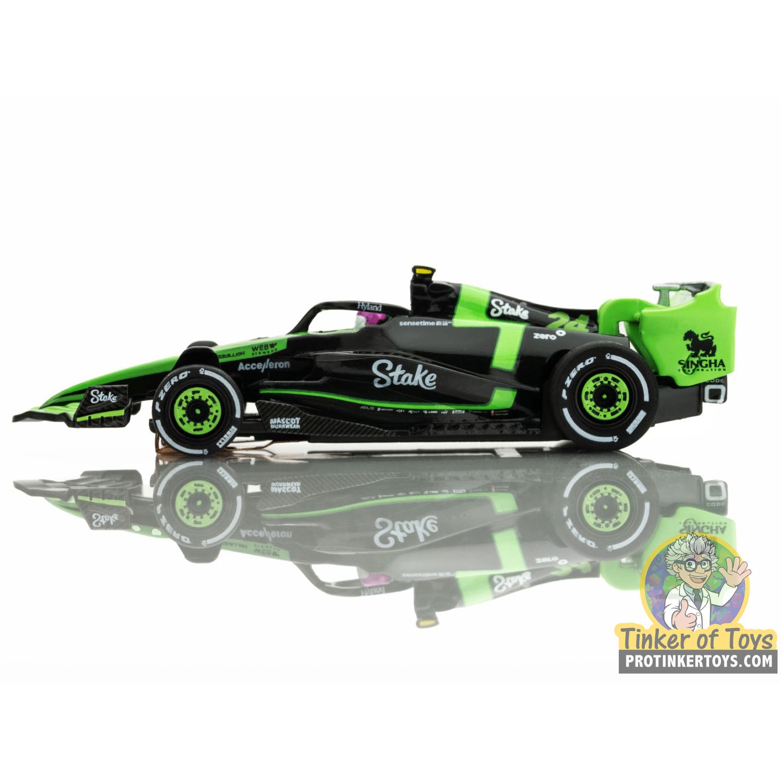 AFX/Racemasters Sauber F1 #24 C44 Stake FY - The Ultimate HO Slot Car!
