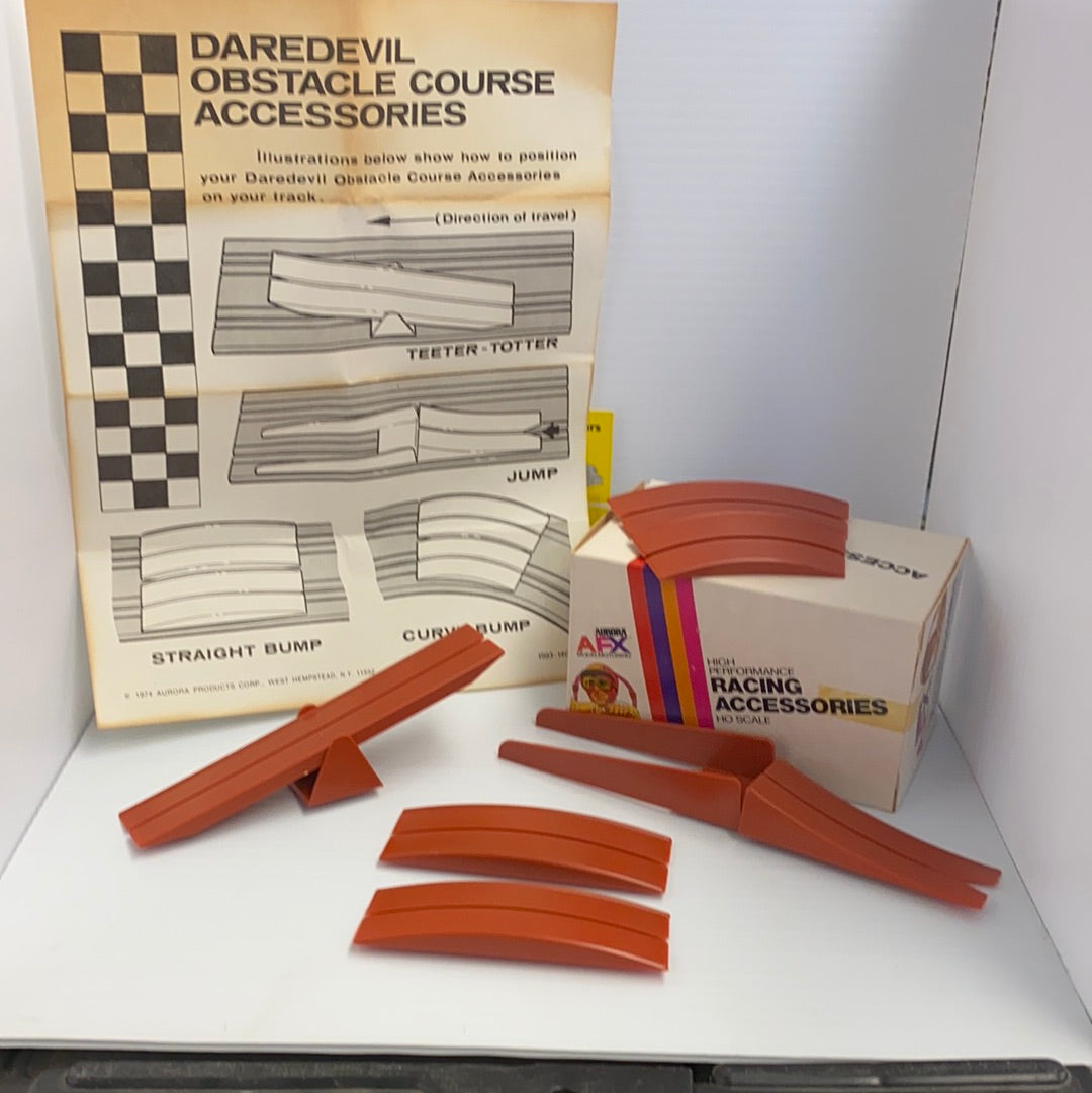 Aurora AFX Daredevil Obstacle Course Accessories - 1593 | Vintage Thrills