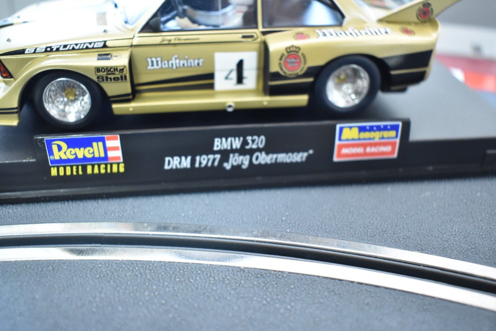 1977 BMW 320 DRM Jorg Obermoser - Revell Collectible Slot Car