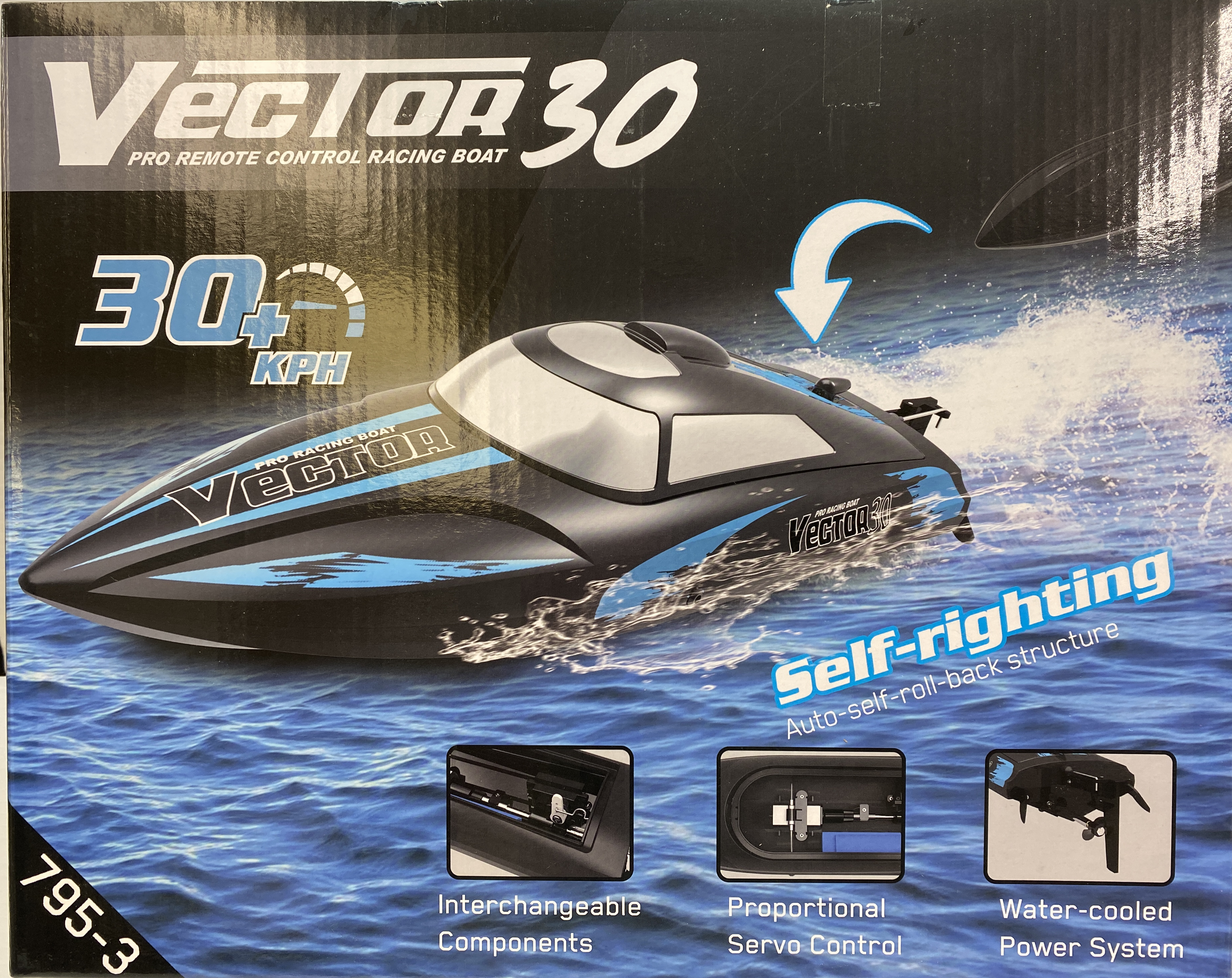 Vector XS High-Speed Boat | VOL79107 | Volantex RC - Thrilling Mini Boat Adventure!