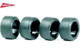 NINCO 1/32 Slot Cars - 4 Neumaticos Slick Tires F1/Cart (2+2) Shore A-26 | 80517