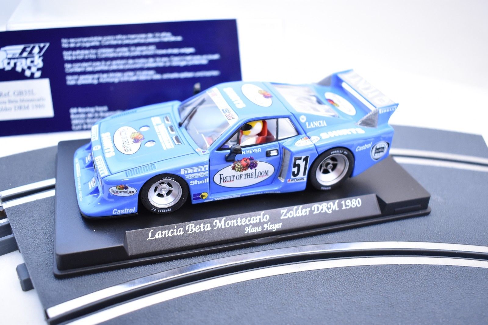 1980 Lancia Beta Montecarlo Zolder DRM - Fly Car GB35L - A Classic Racing Gem