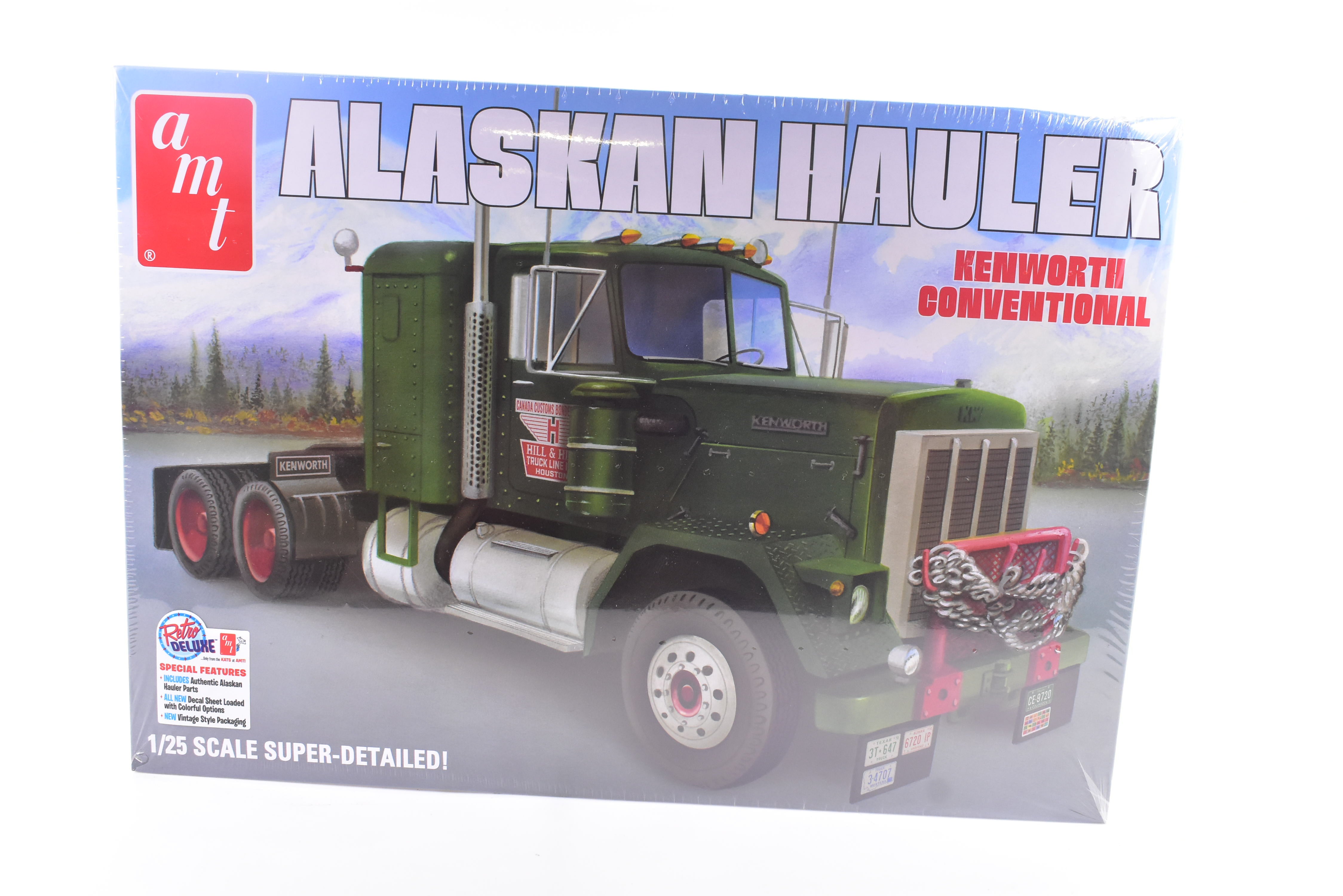 Second Chance: 1/25 Scale Alaskan Hauler Kenworth Conventional Model Kit - AMT1339 by AMT