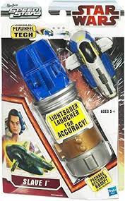 Hasbro Star Wars Speed Stars V Wing Starfighter with Flywheel Tech and Lightsaber
