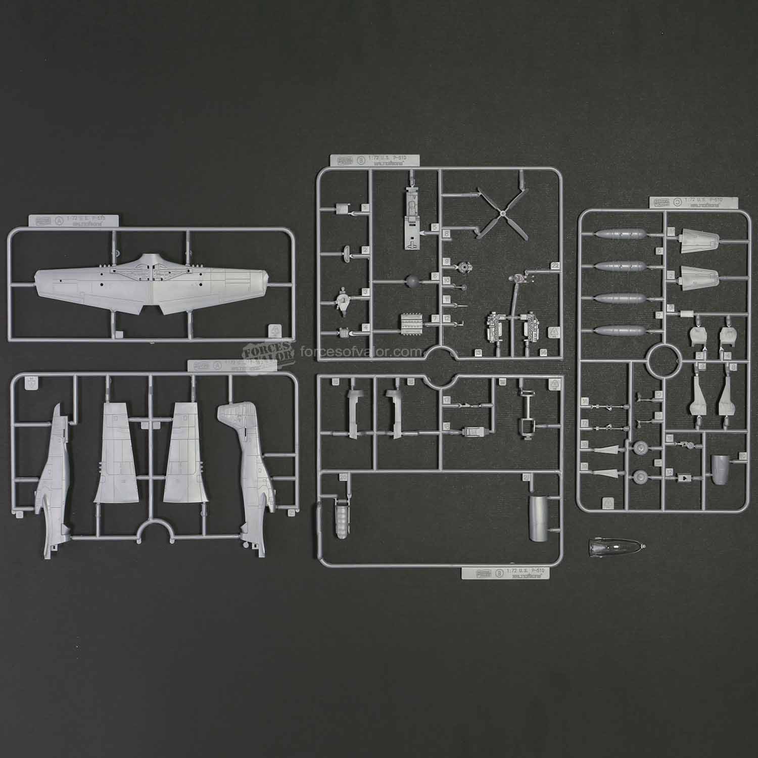 Unleash the Power of U.S. P-51D Mustang in Great Britain, January 1945 - 1:72 Scale Model by Waltersons