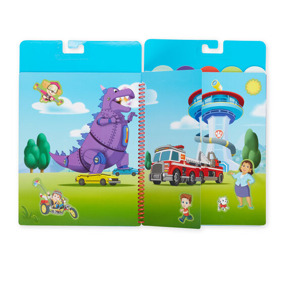 PAWsome Paw Patrol Restickable Stickers Flip-Flap Pad - Ultimate Rescue by Melissa & Doug