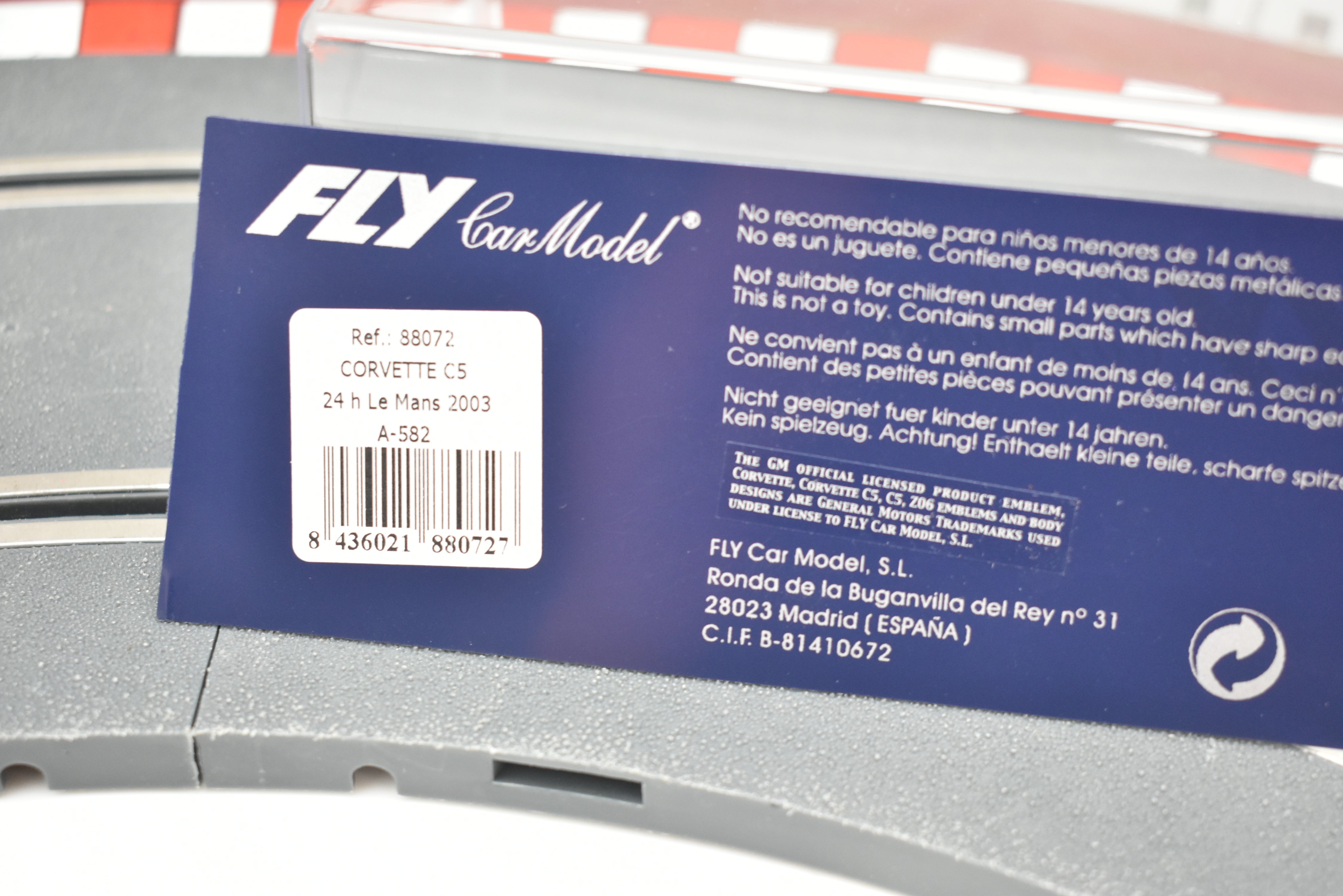 2003 Corvette C5 24h Le Mans A-582 Fly Car - An Exciting Slot Car Model!