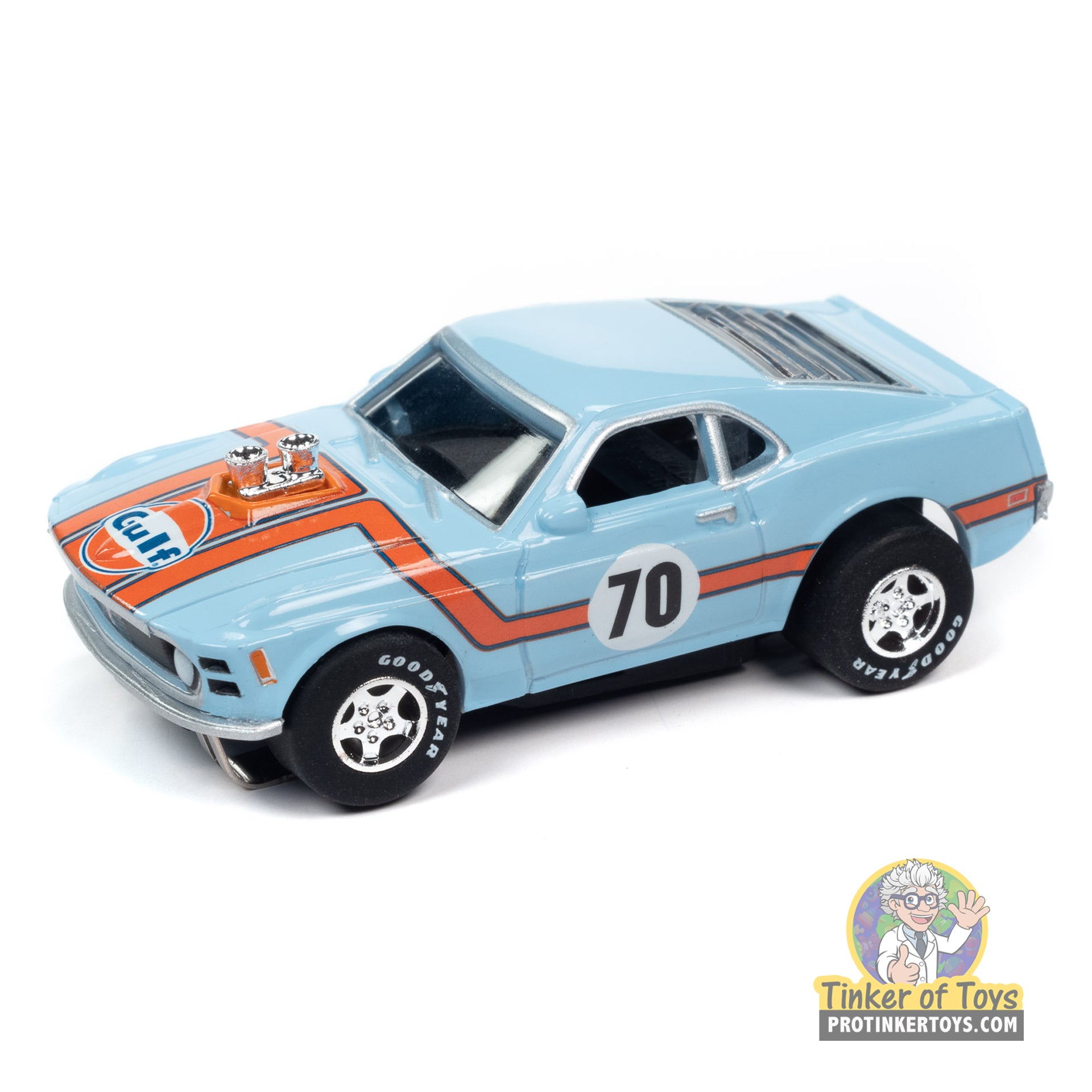 Gorgeous Super III 1970 Ford Boss Mustang in Stunning Gulf Blue! SC383 by Auto World