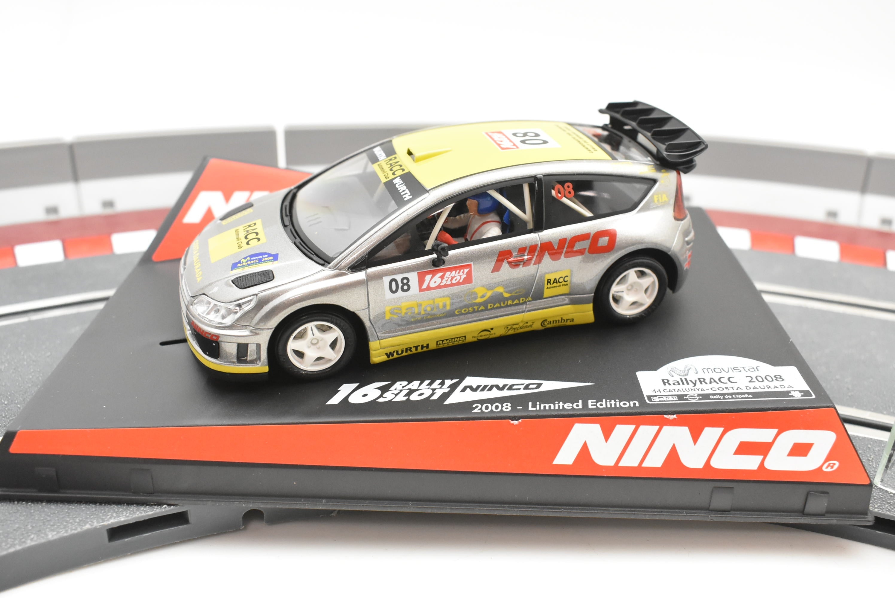 Ninco 1/32 Citroen C4 WRC Rally Catalunya 2008 - Thrilling Slot Car!