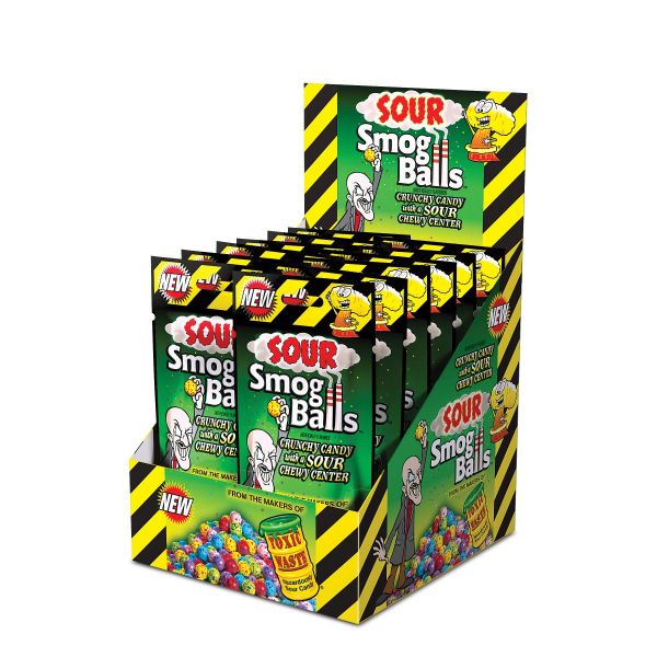Nassau Candy's Sour Smog Balls - A Tangy Treat! |100134