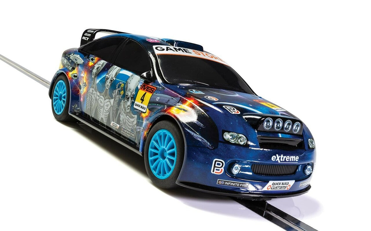 Team Rally Space Comic Book Slot Car | C3962 | Scalextric - An Out - of - this - World Racing Experience!