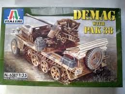 Italeri's 1:35 Scale DEMAG with PAK 38 - An Epic Model for History Buffs!