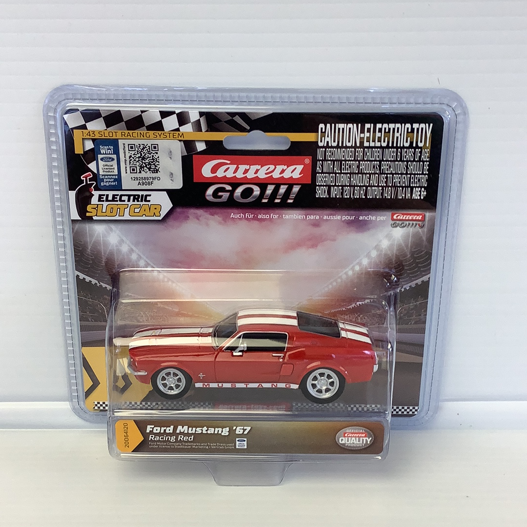 Ford Mustang ’67 Racing Red - Carrera Go: The Iconic Slot Car!