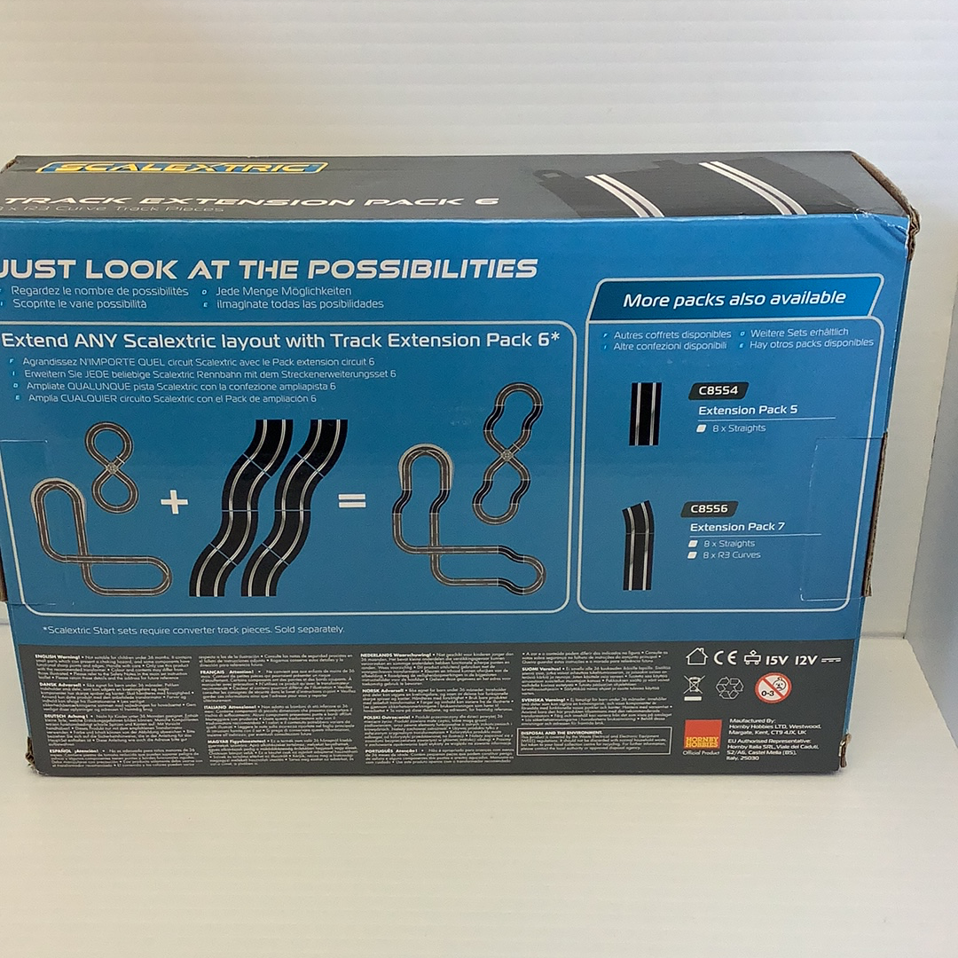 Scalextric Track Extension Pack 6 - C8555: Unleash Your Racing Potential!