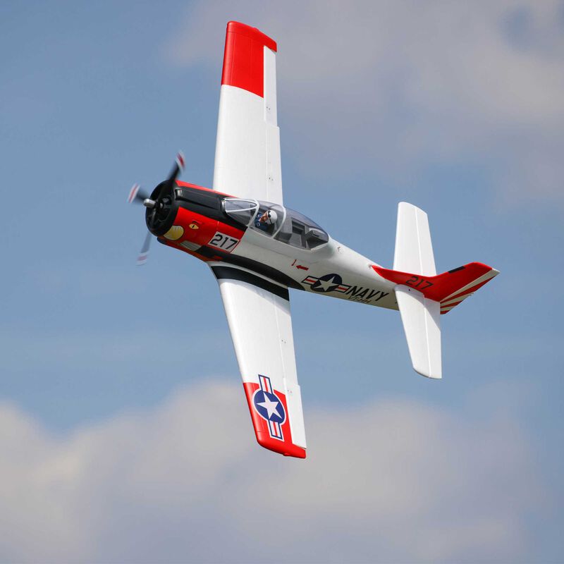 E-flite T-28 Trojan 1.2m BNF Basic with Smart: The Ultimate RC Warbird!