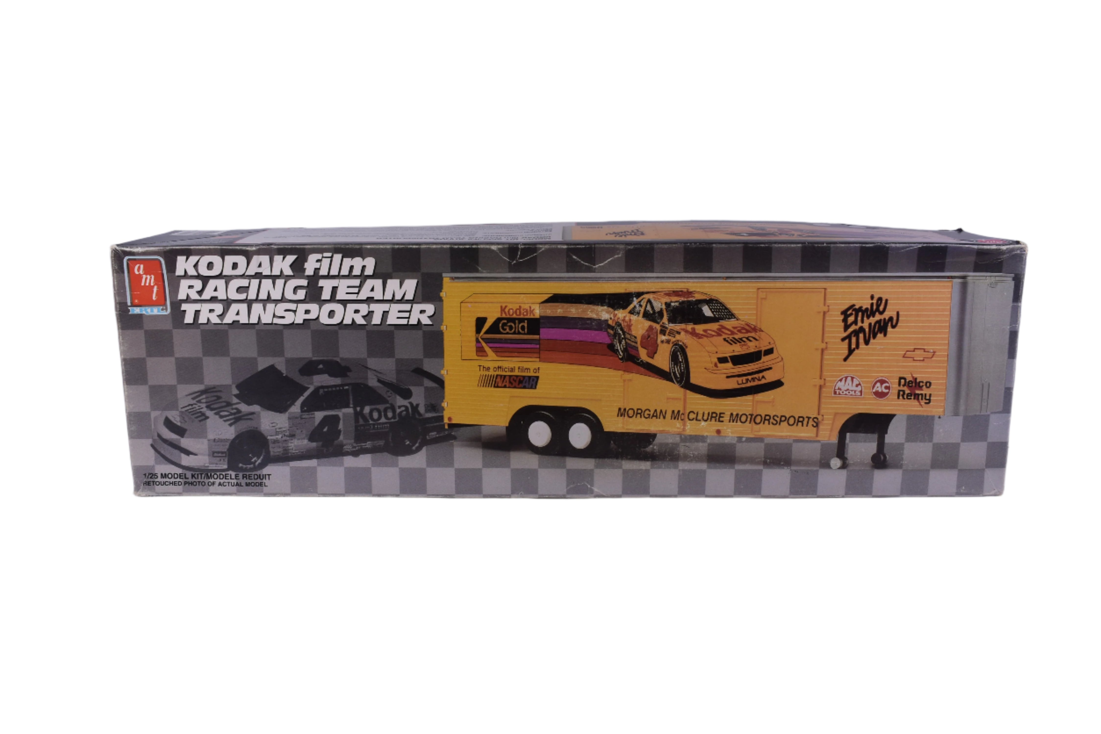 Kodak Film Racing Team Transporter Ernie Irvan 1:25 Scale Model - A Must - Have Collectible! | 6802 | AMT/ERTL