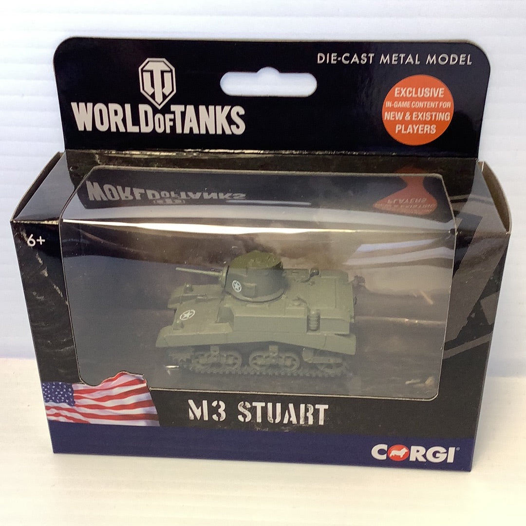 M3 Stuart U.S. Army Tank by Corgi - WT91209, World of Tanks Collection