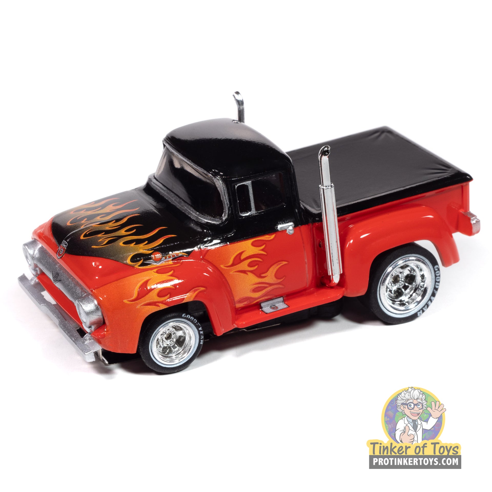 Gorgeous Red 1956 Ford F100 Pickup by Auto World - 4Gear SC413!
