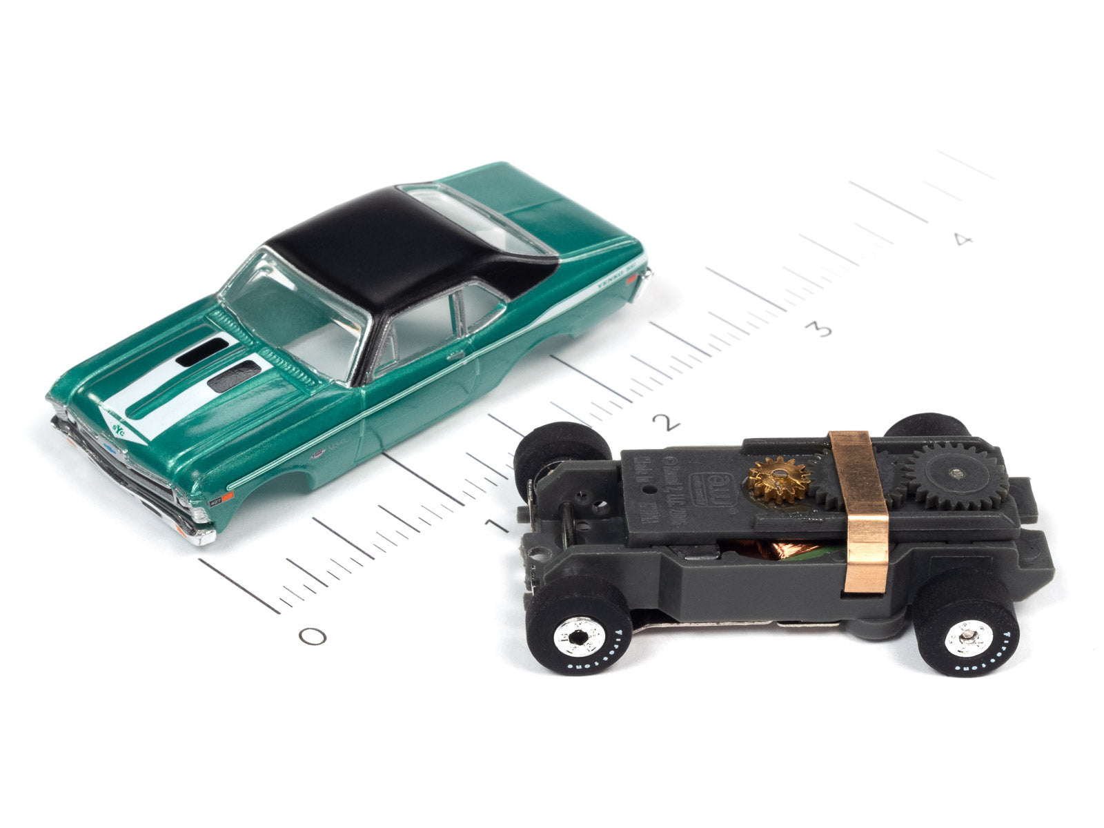 Auto World's Thunderjet Release 1 Slot Car Set - OK Used Cars SC377: A Racing Sensation!