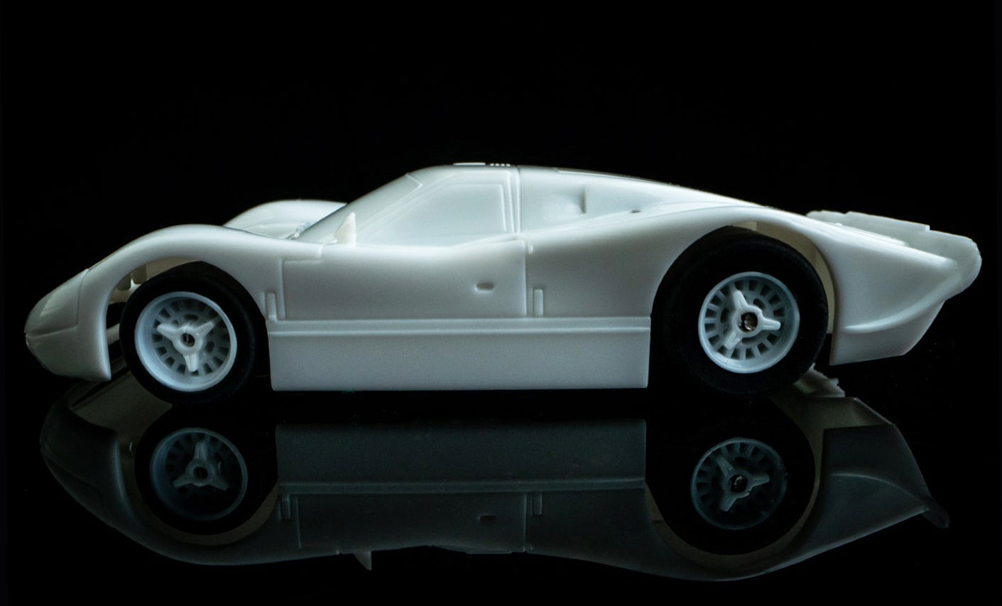 AFX/Racemasters Ford GT40 MKIV Paintable HO Slot Car - 22070