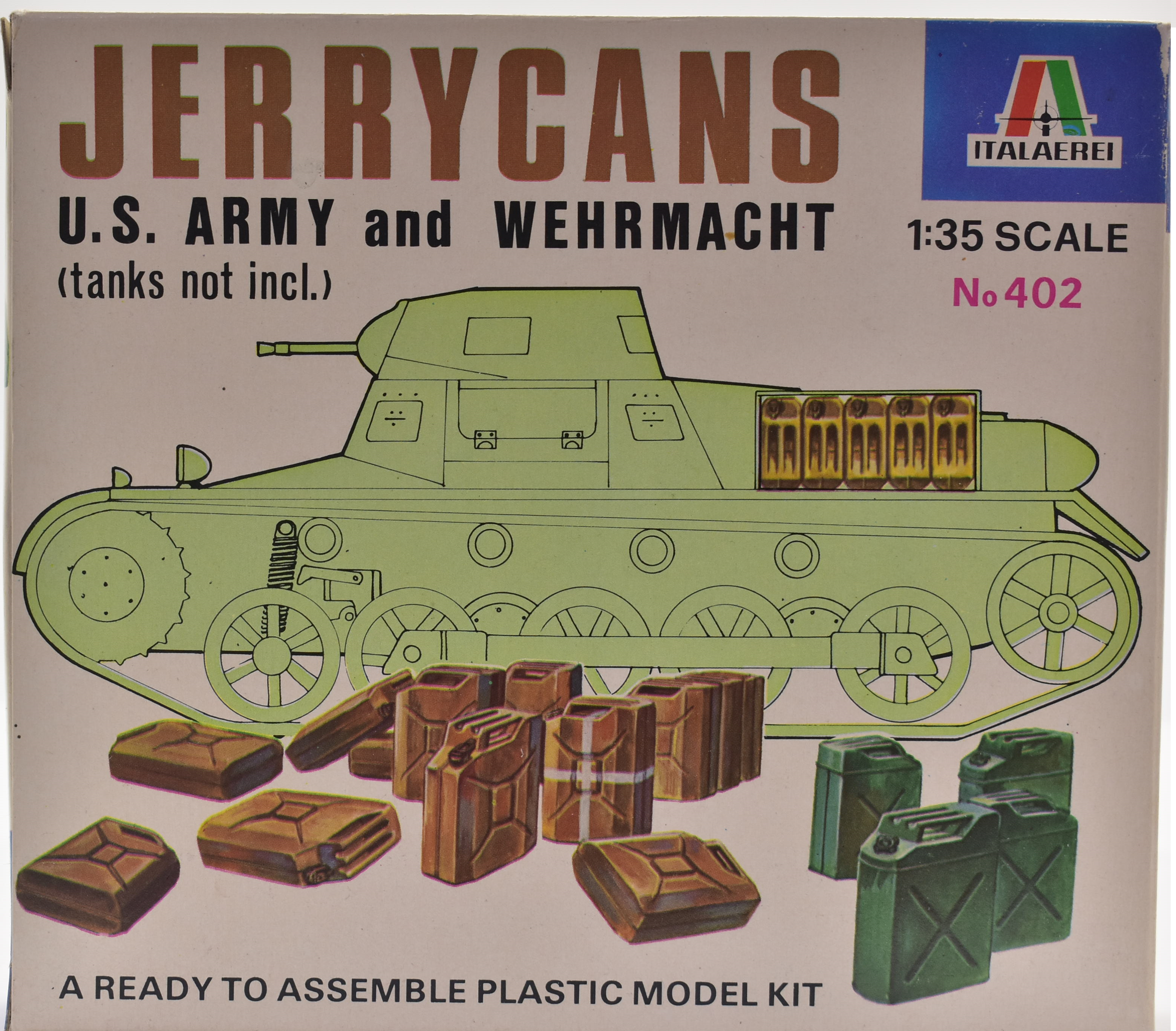 Second Chance Jerry Cans: U.S. Army and Wehrmacht 1:35 Scale Models - A Rare Collectible!