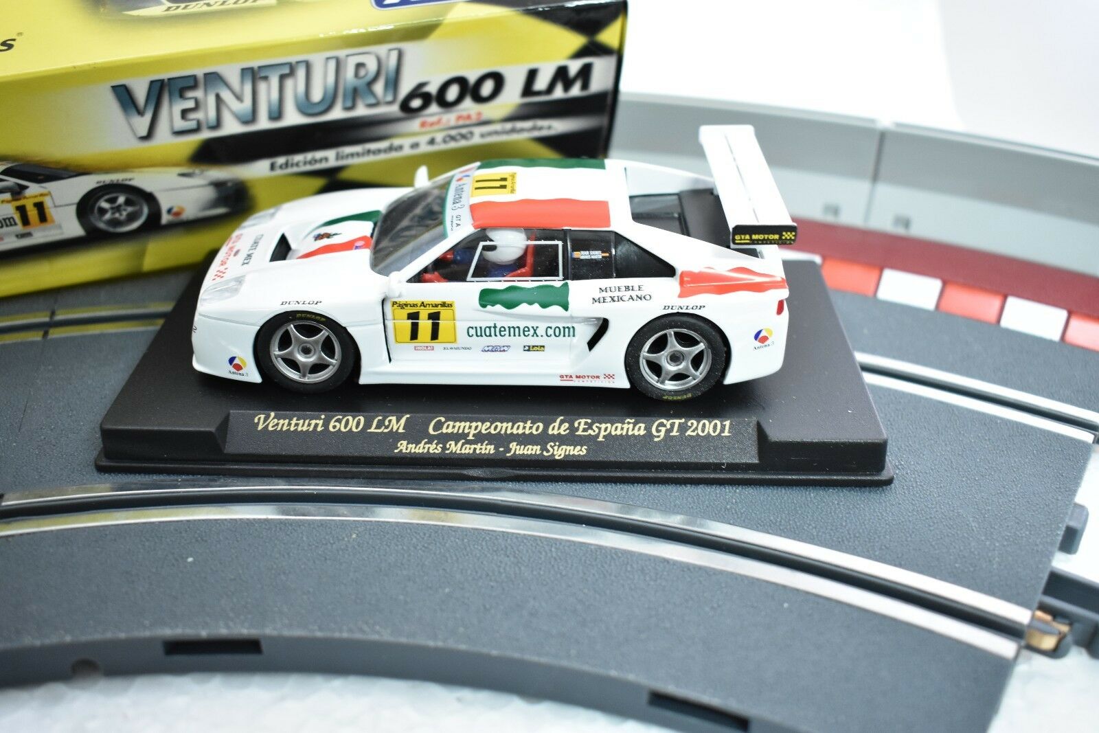 Exciting Venturi 600LM PA2 Fly Car from 2001 Spanish GT Championship