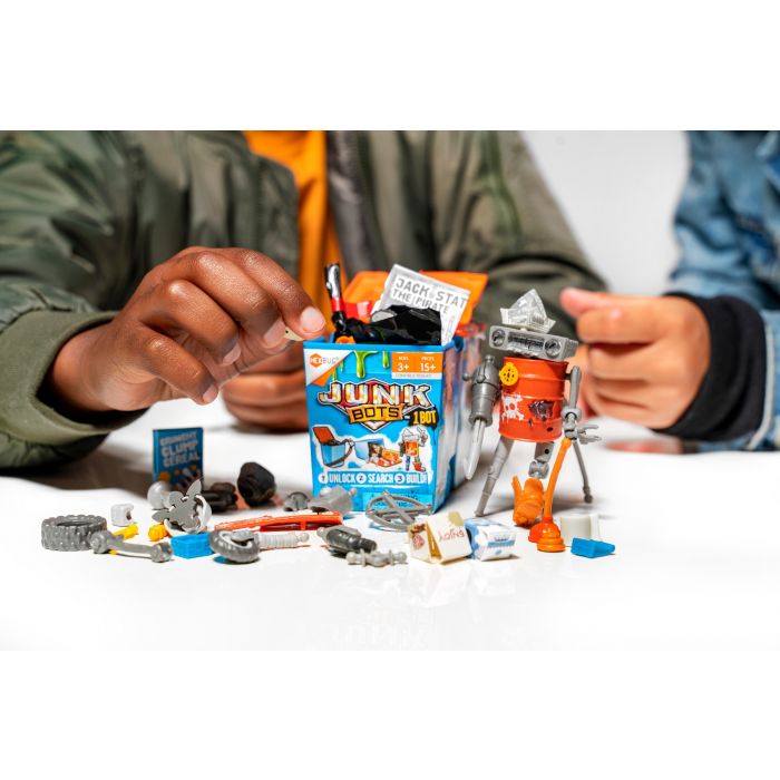 HexBug JunkBots Trash Bin Assortment - Collectible Fun!