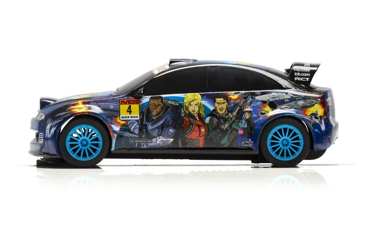 Team Rally Space Comic Book Slot Car | C3962 | Scalextric - An Out - of - this - World Racing Experience!