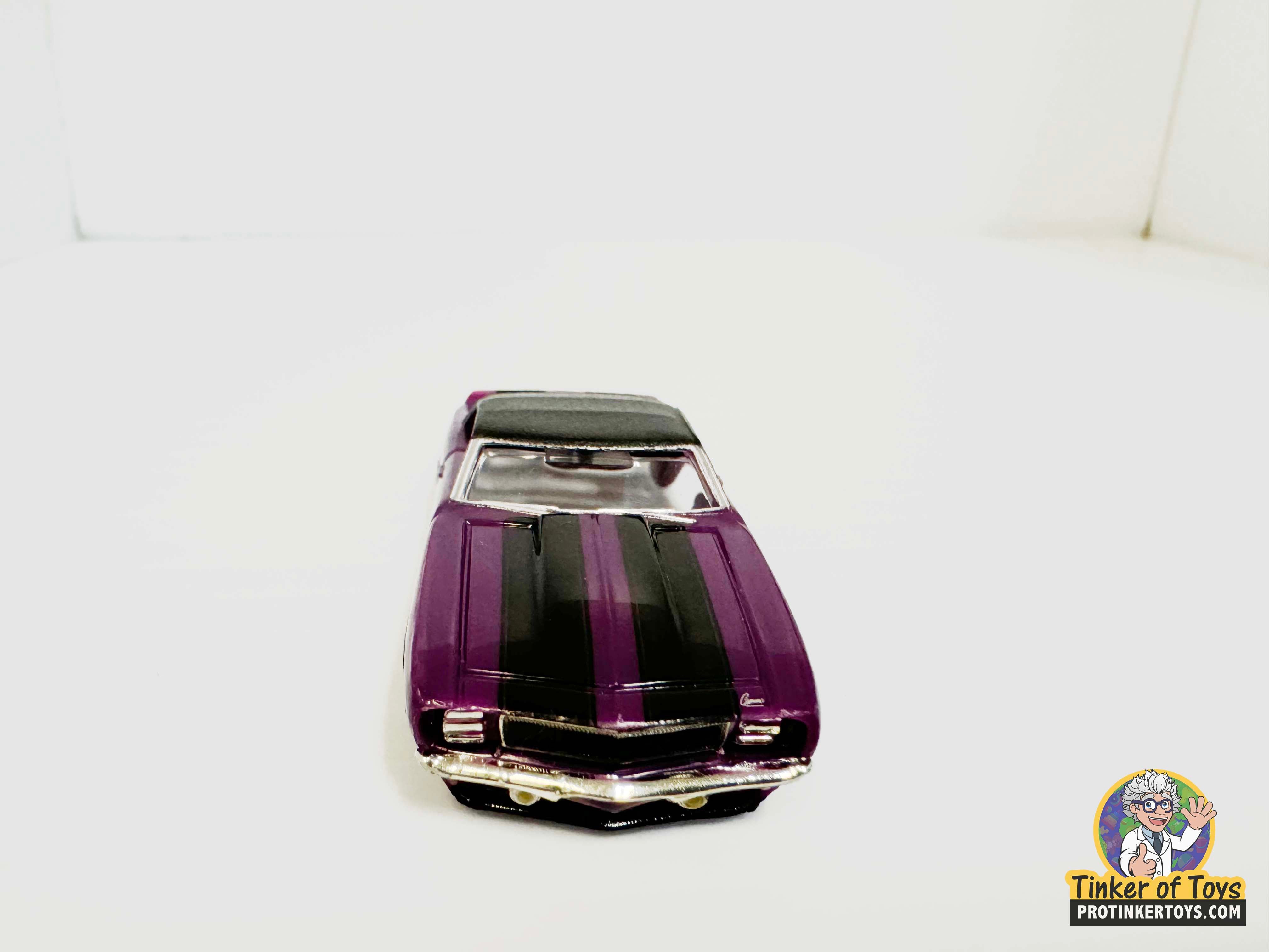 1969 Camaro RS Convertible with Stunning Purple and Black Stripes - Model Motoring MM07072