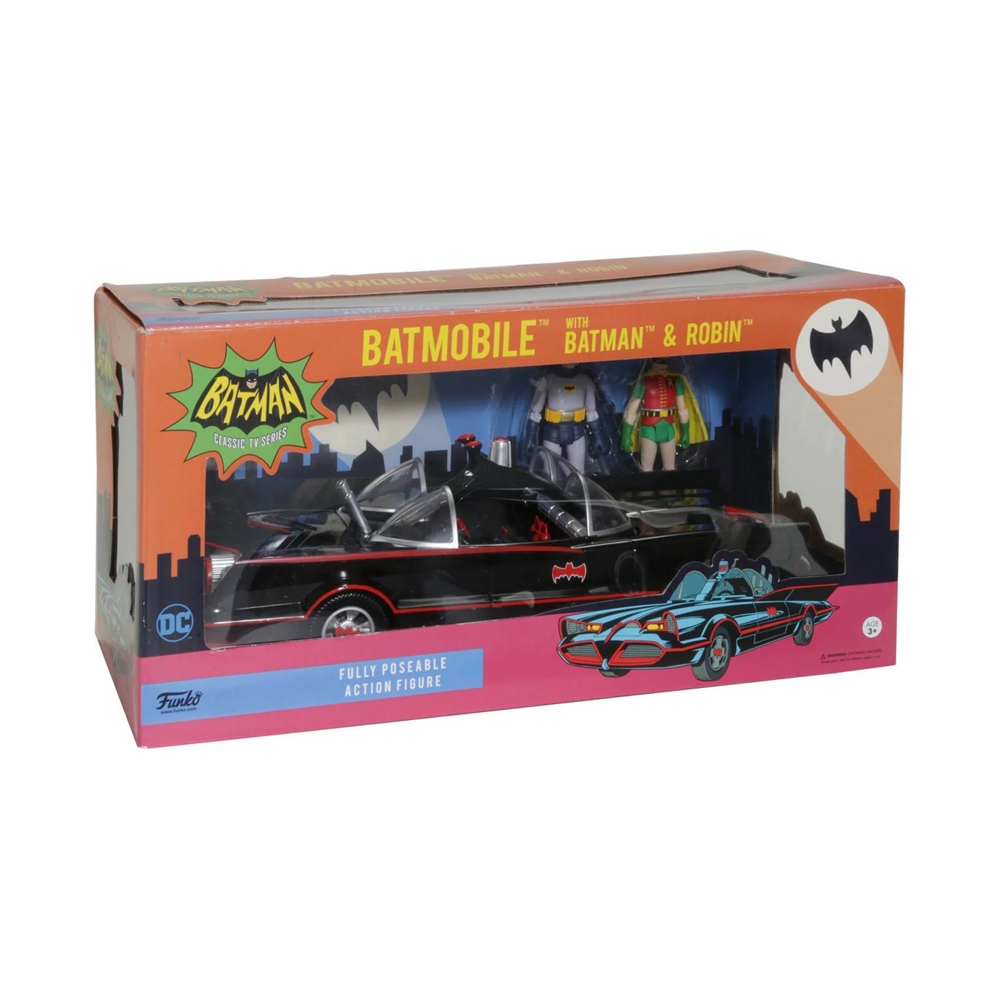 Funko's Exciting 1966 Batmobile with Batman & Robin Action Figure Set | 12752
