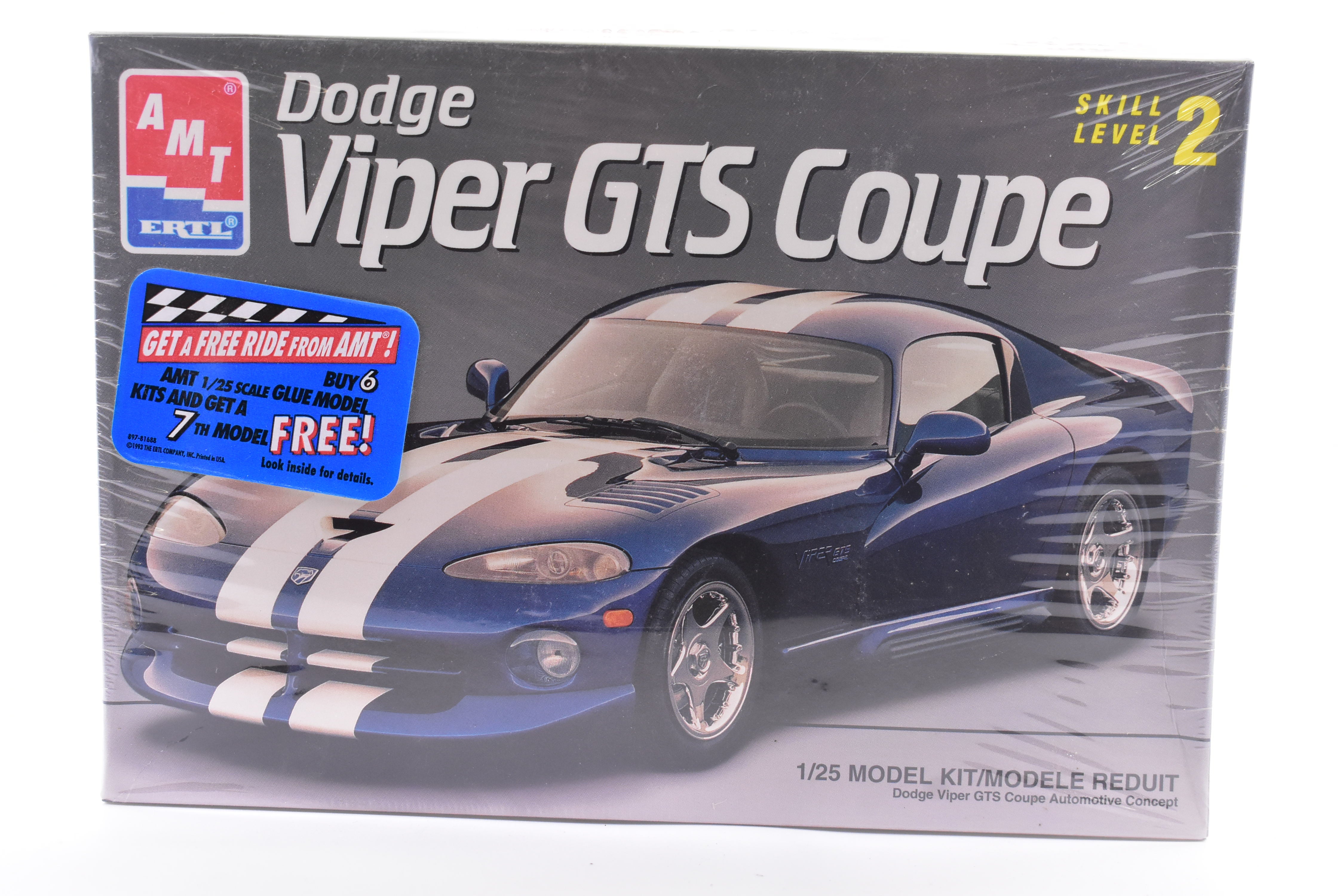 Second Chance: 1:25 Scale Dodge Viper GTS Coupe - AMT/ERTL 8053