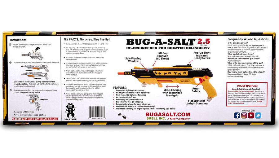 Bug-A-Salt BS2.5-RY Reverse Yellow 2.5 - The Ultimate Fly Zapper