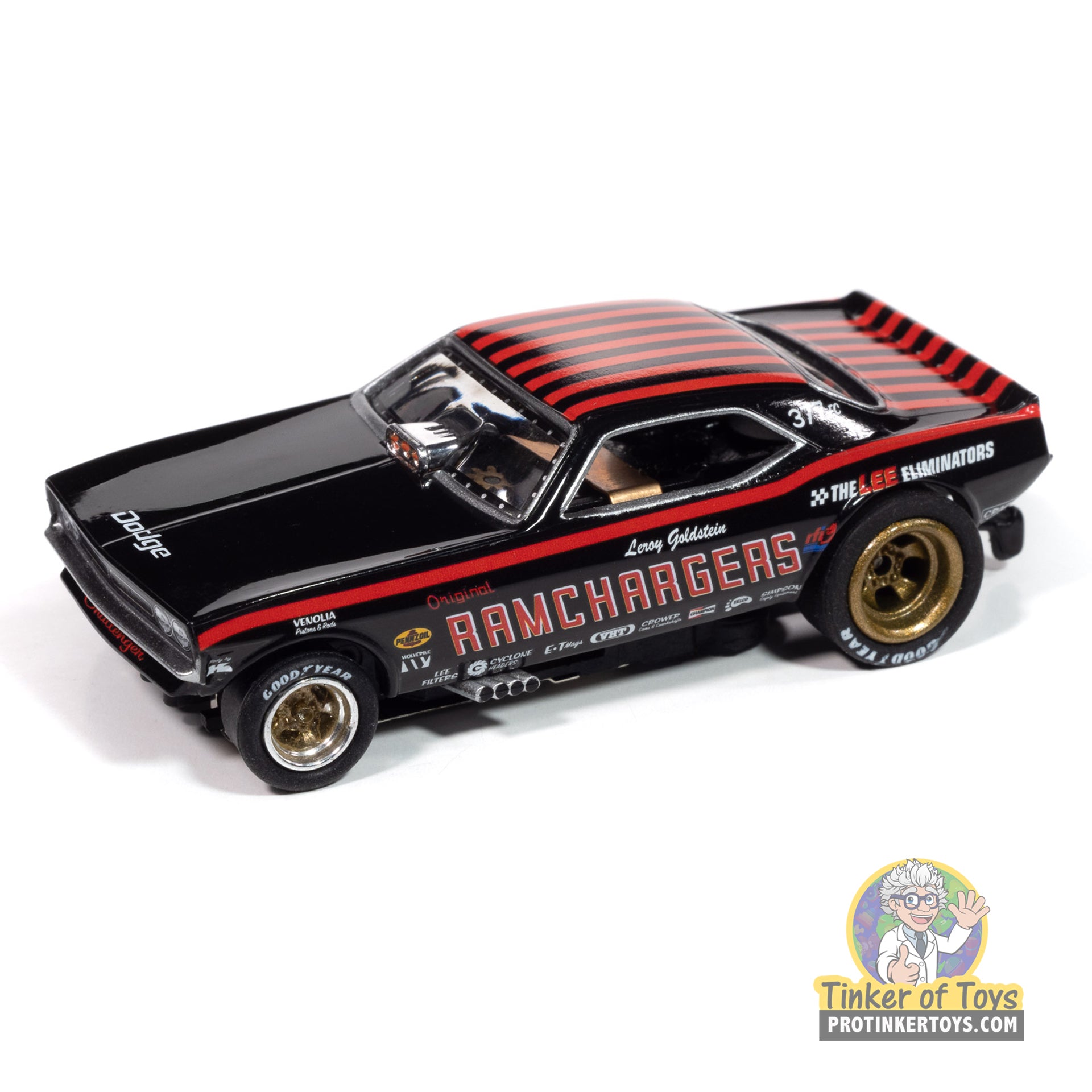 4Gear 1970 Dodge Challenger Ramcharger (Black) 4A - Auto World's Racing Gem | SC413
